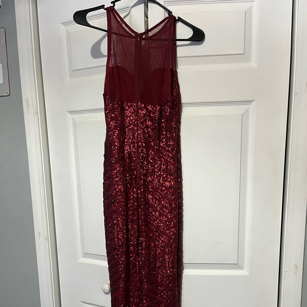 Maroon Prom Dress